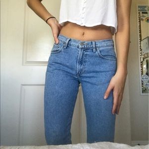 cute flare jeans with embroidered flower detail